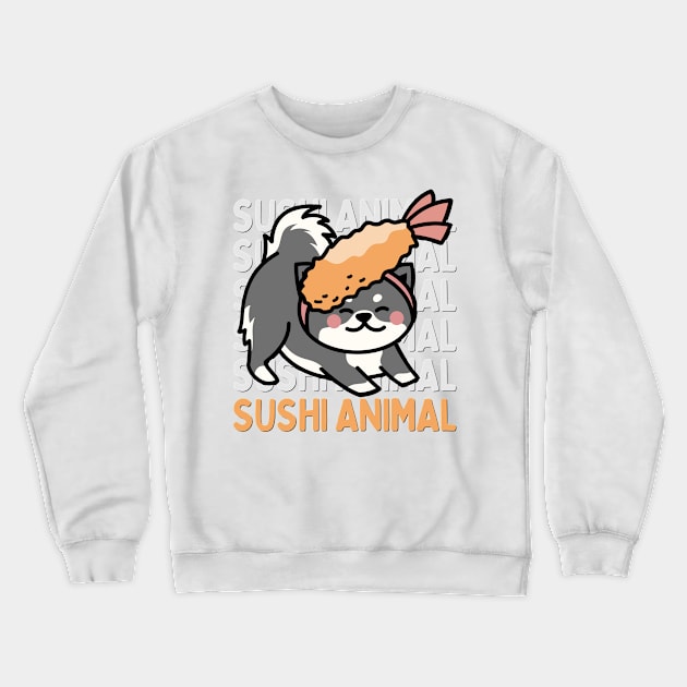 Cute Kawaii Sushi lover I love Sushi Life is better eating sushi ramen Chinese food addict Crewneck Sweatshirt by BoogieCreates